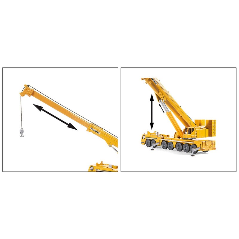 Siku 1886, Liebherr Mobile Crane, 1:87, Metal/Plastic, Yellow, Movable Parts - Image 2
